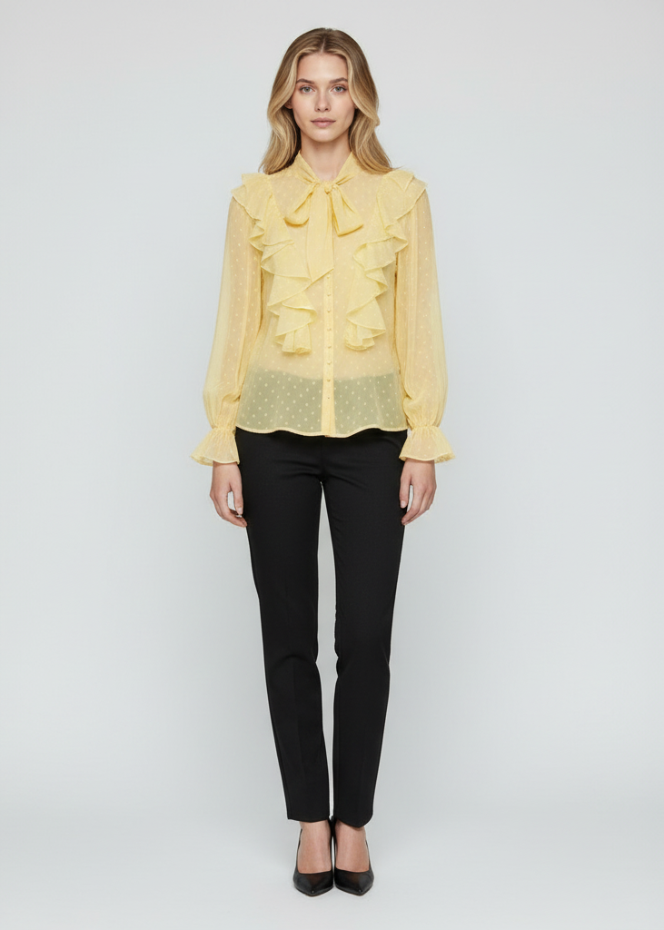 Amaliegade Skjorte – Cream Gul