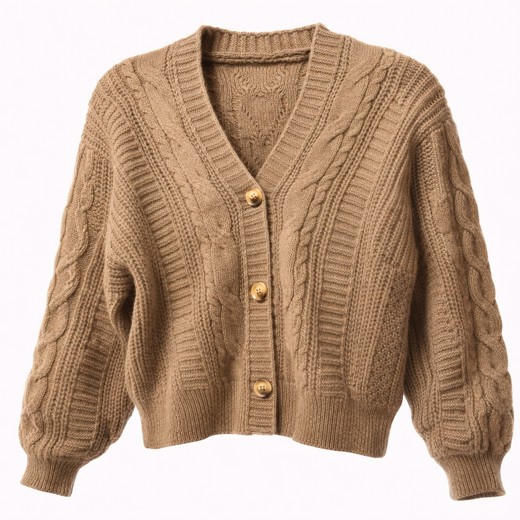 Valdemarsgade Knit Cardigan – Camel
