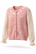 Gråbrødretorv Lace Cardigan – Lyserød