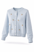 Ny Adelgade Cherry Cardigan – Lyseblå