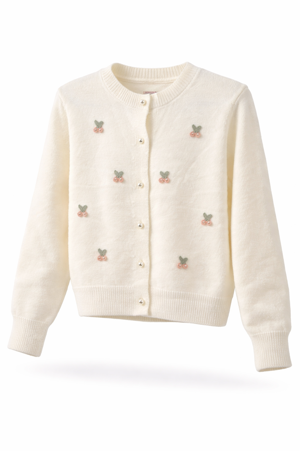 Ny Adelgade Cherry Cardigan – Cremehvid