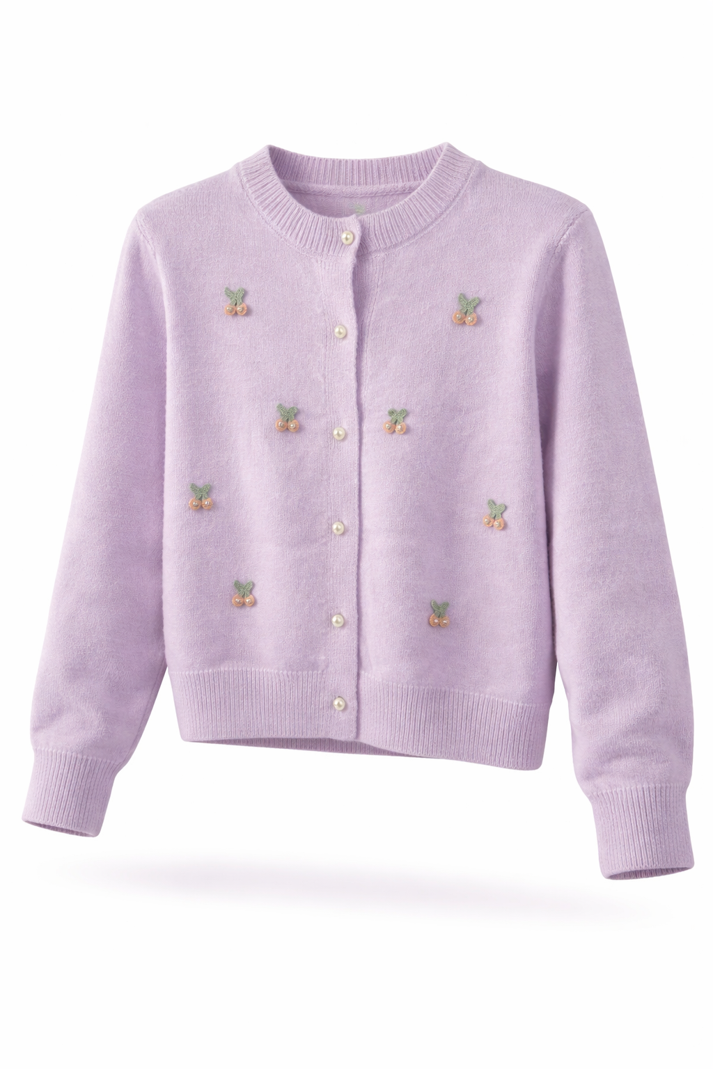 Ny Adelgade Cherry Cardigan – Lys Lilla