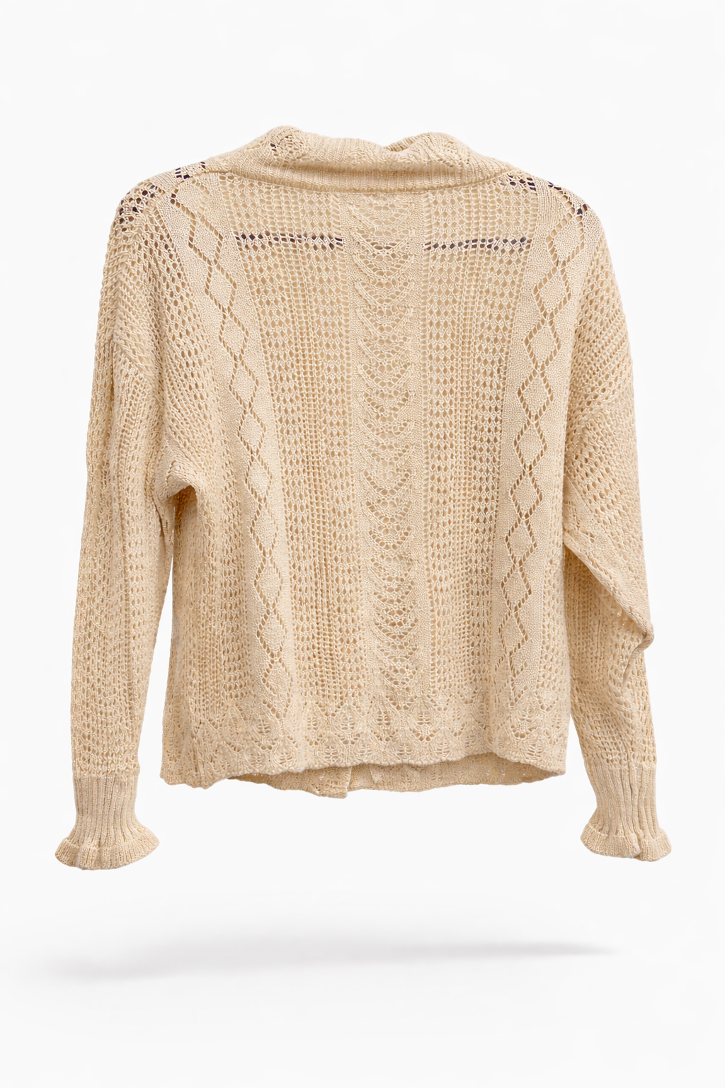 Løvstræde Lace Cardigan – Beige
