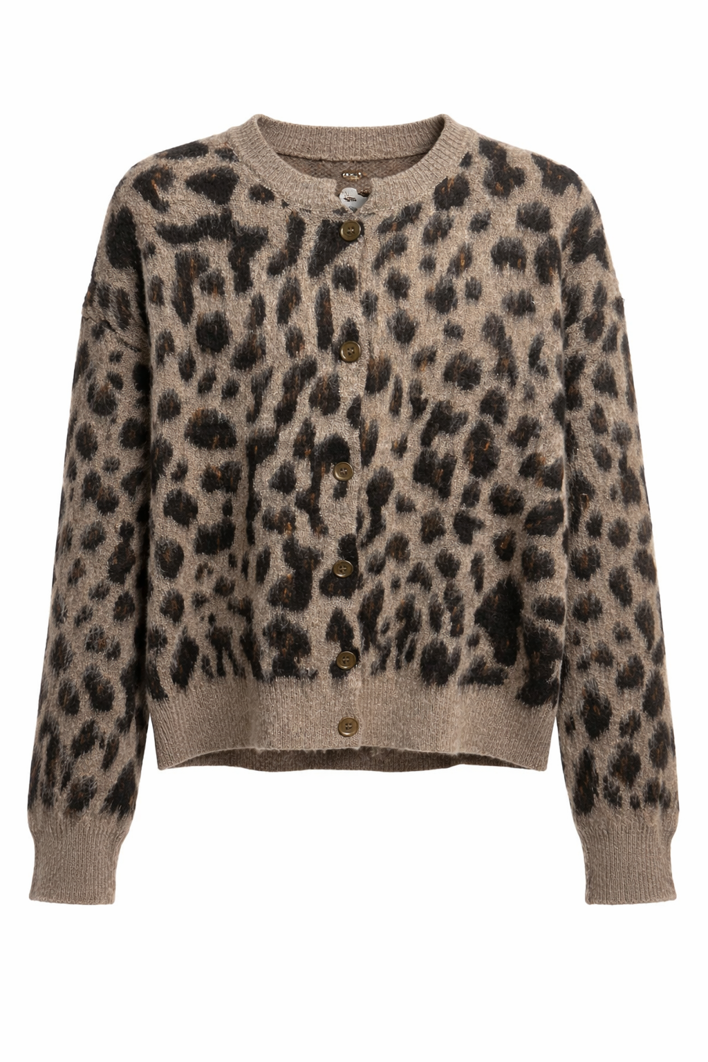 Badstuestræde Classic Cardigan – Sand/Leo