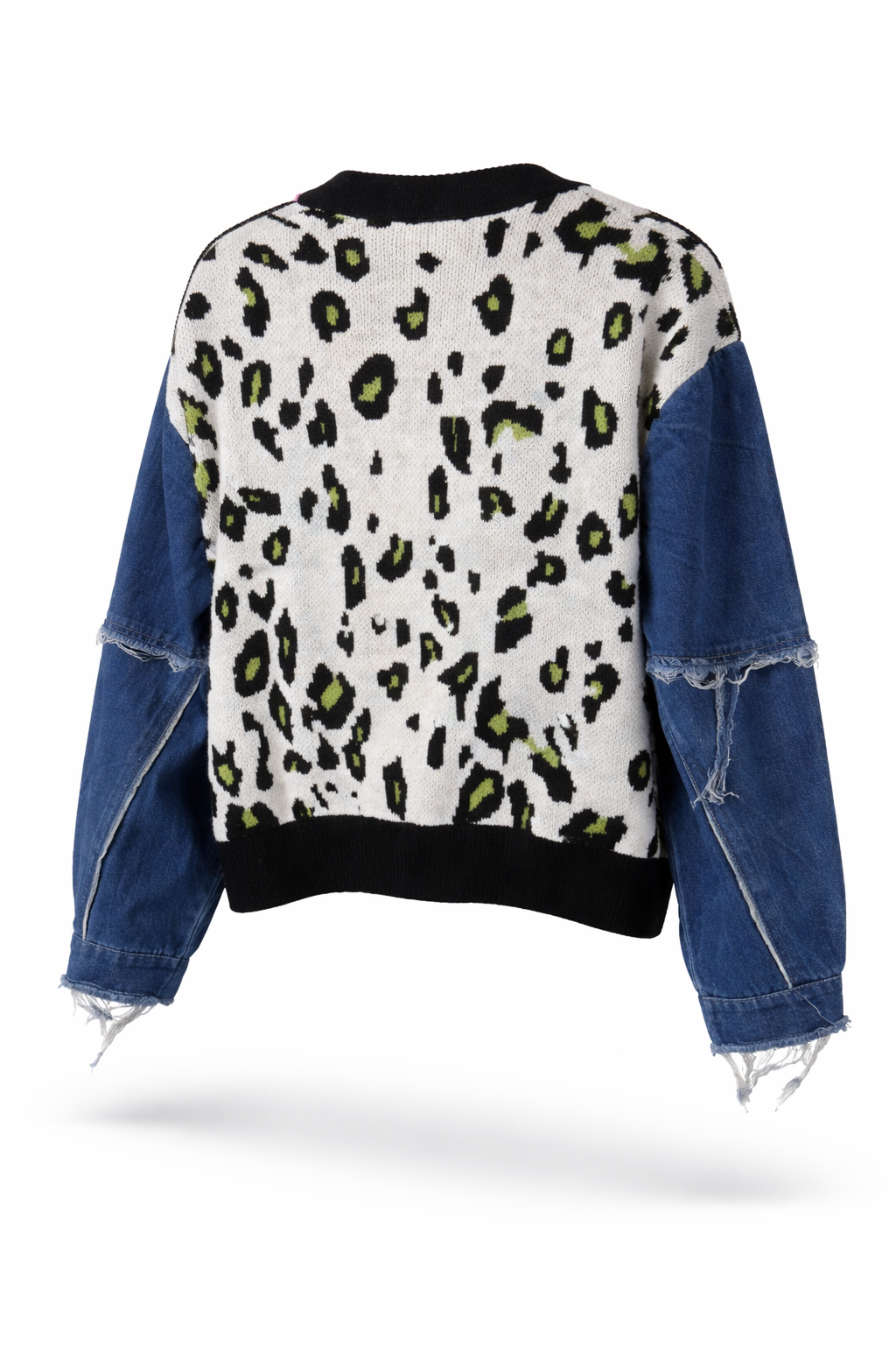 Istedgade Oversize Cardigan – Leo/Sort