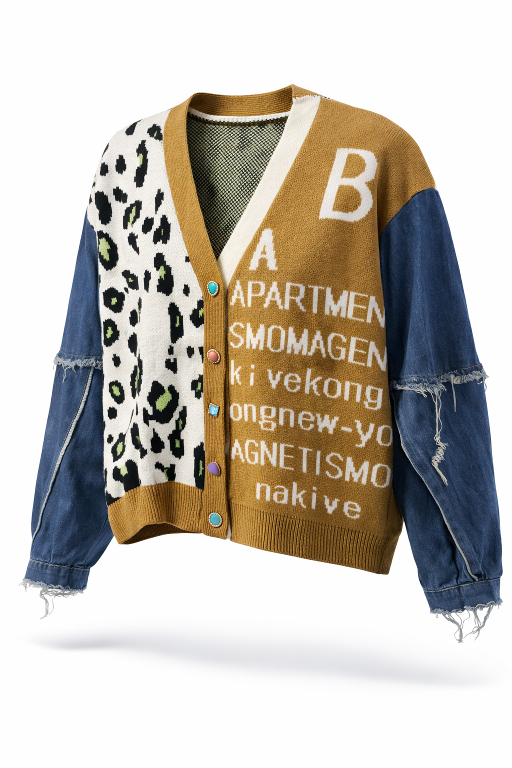 Istedgade Oversize Cardigan – Leo/Camel