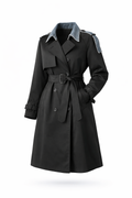 Østerbro Hybrid Trench – Black/Denim