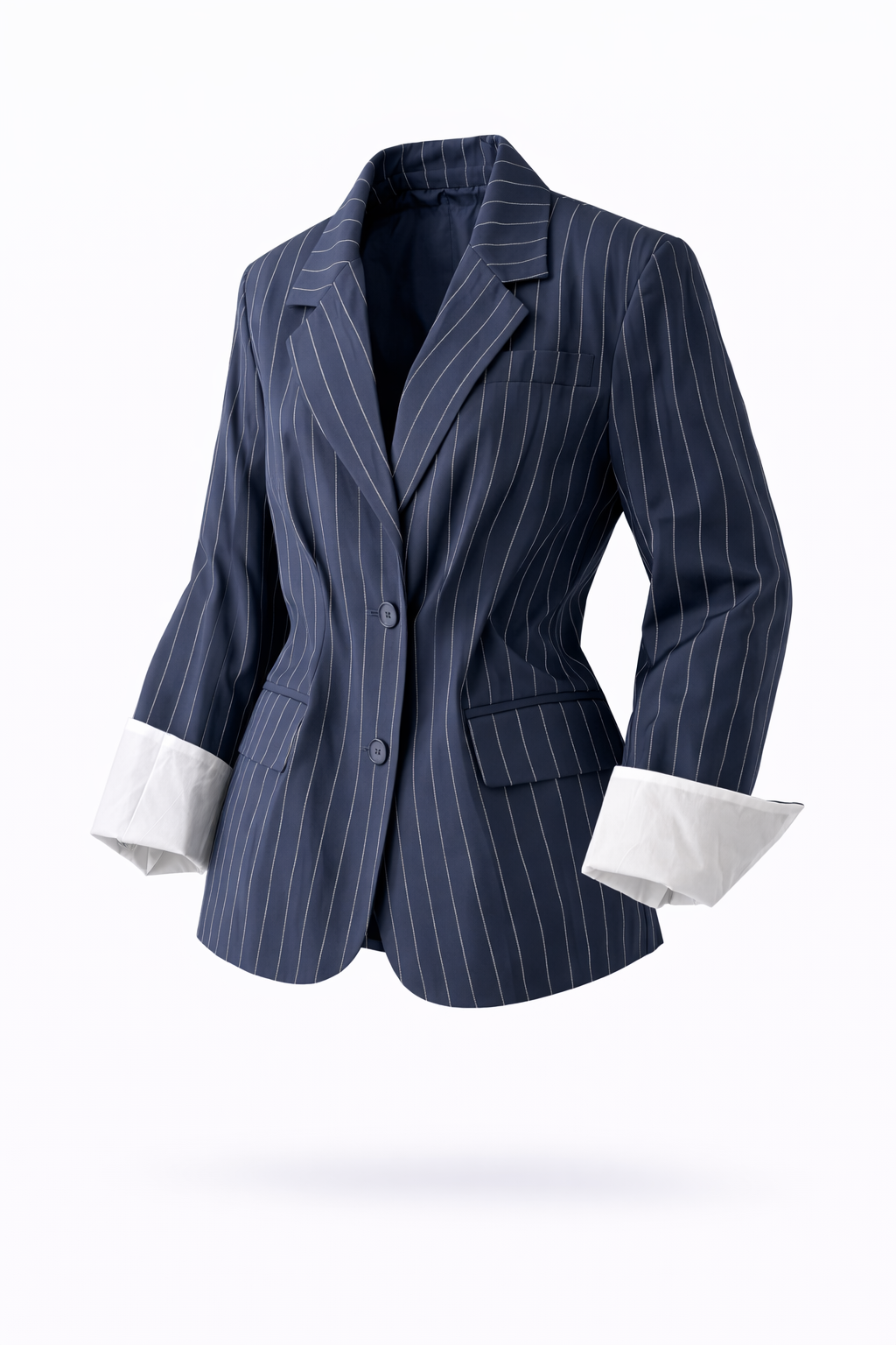 Østerbro Pinstripe Blazer – Navy