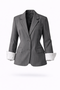 Østerbro Pinstripe Blazer – Grå