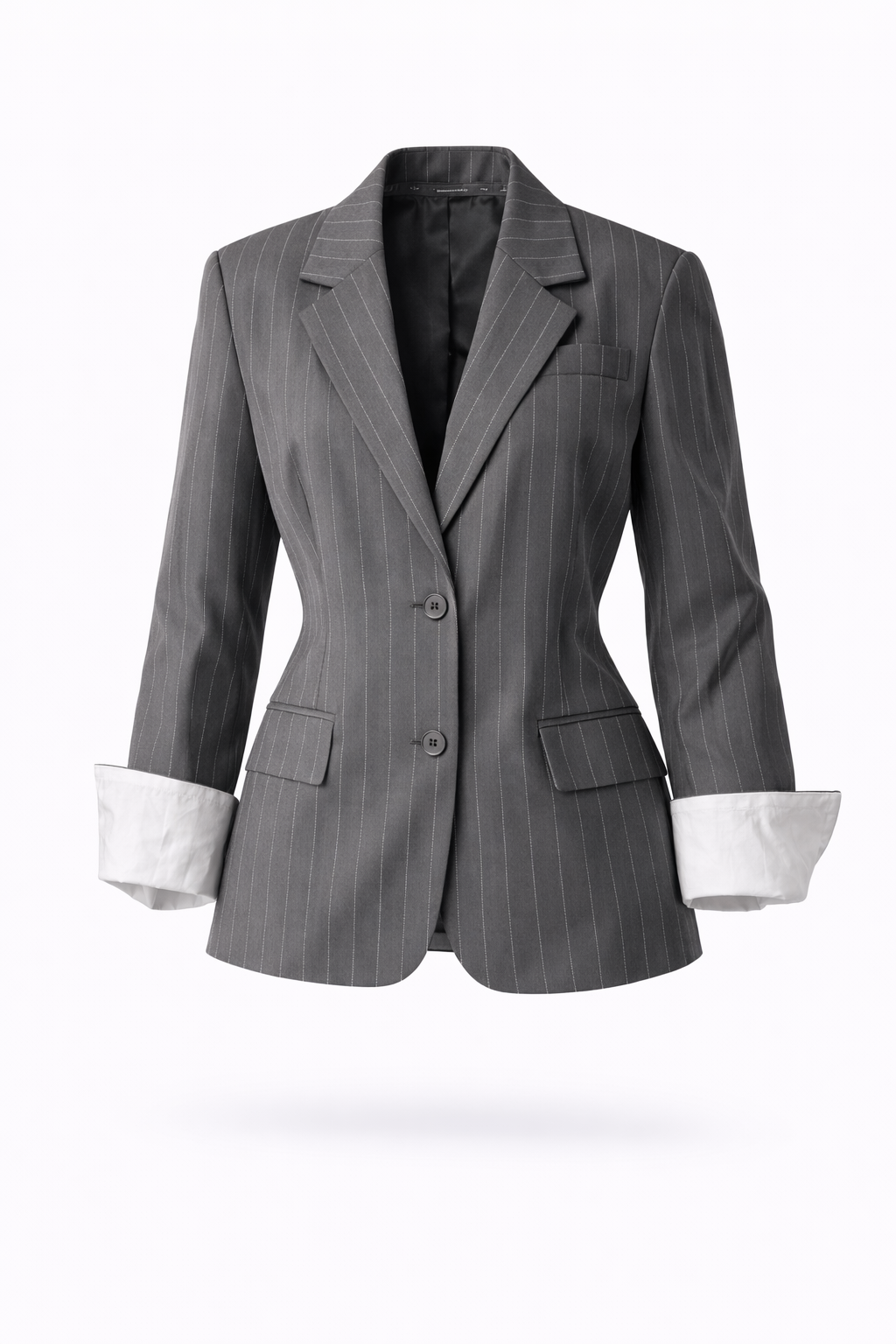 Østerbro Pinstripe Blazer – Grå