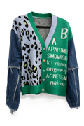 Istedgade Oversize Cardigan – Leo/Grøn