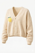 Pilestræde Limoncello Knit Cardigan – Creme