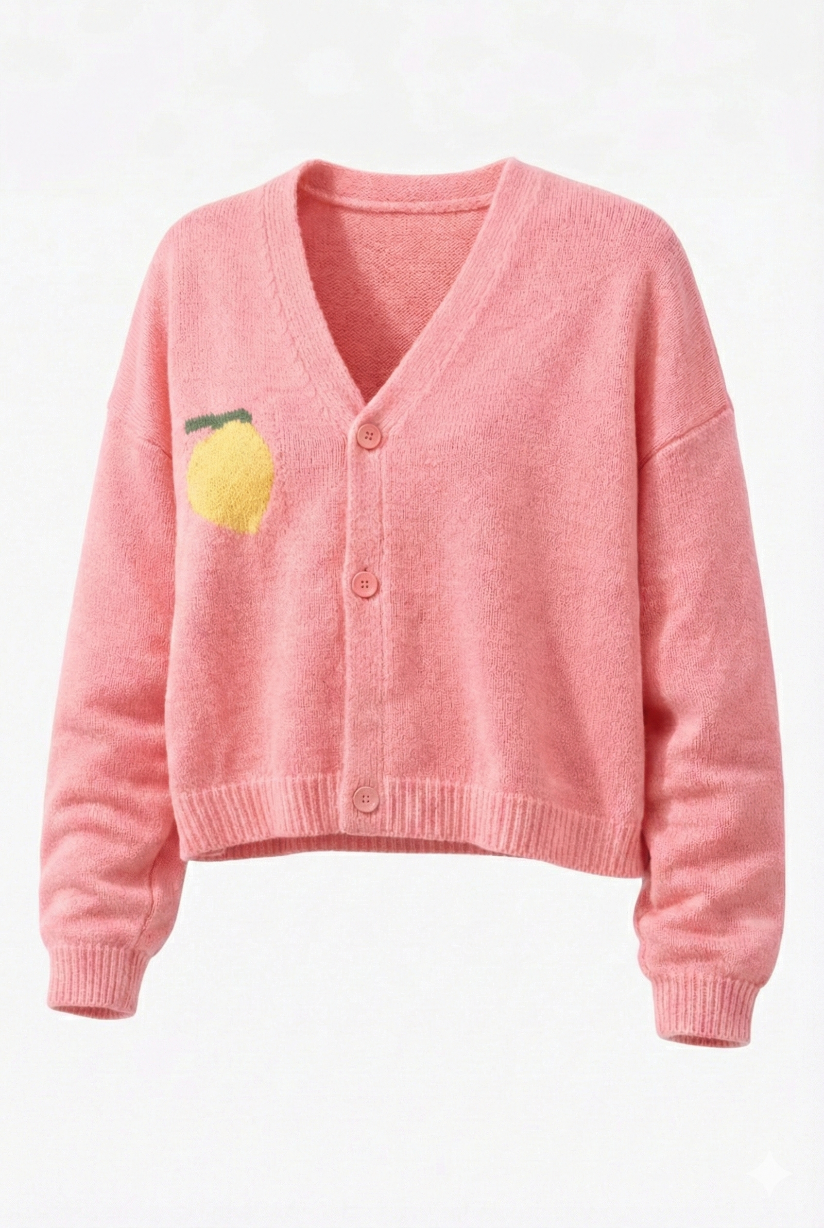 Pilestræde Limoncello Knit Cardigan – Pink