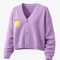 Pilestræde Limoncello Knit Cardigan – Lilla